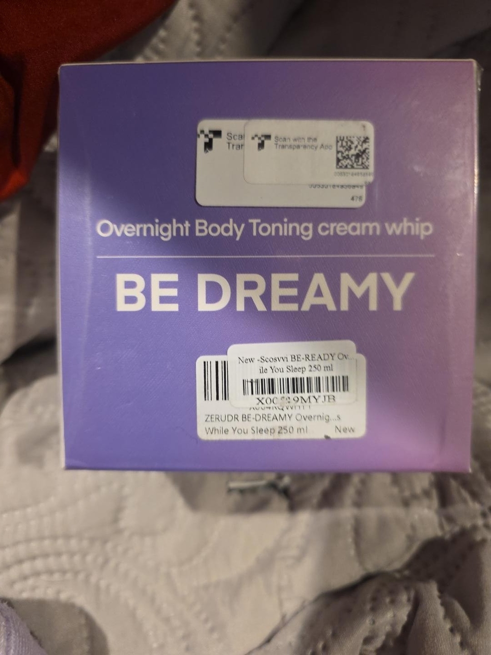 Be Dreamy Overnight Body Toning Cream Whip — Purple - Picture 2 of 3